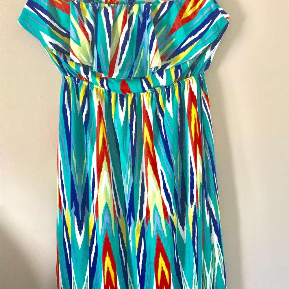 Peach Love Cream Colorful Maxi